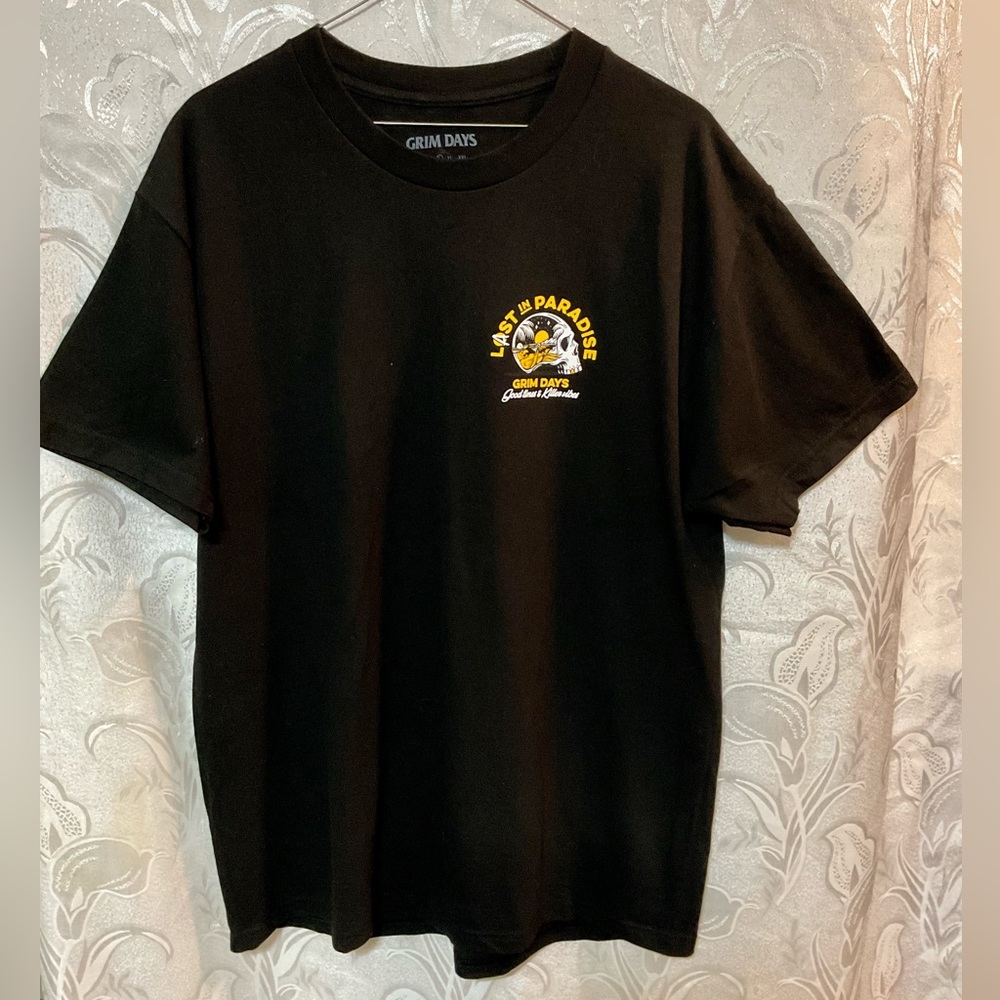 Grim Days Graphic Black Tee